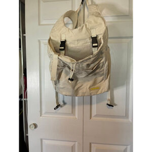 Women's FluffyBaby Beige Dog Backpack One Size